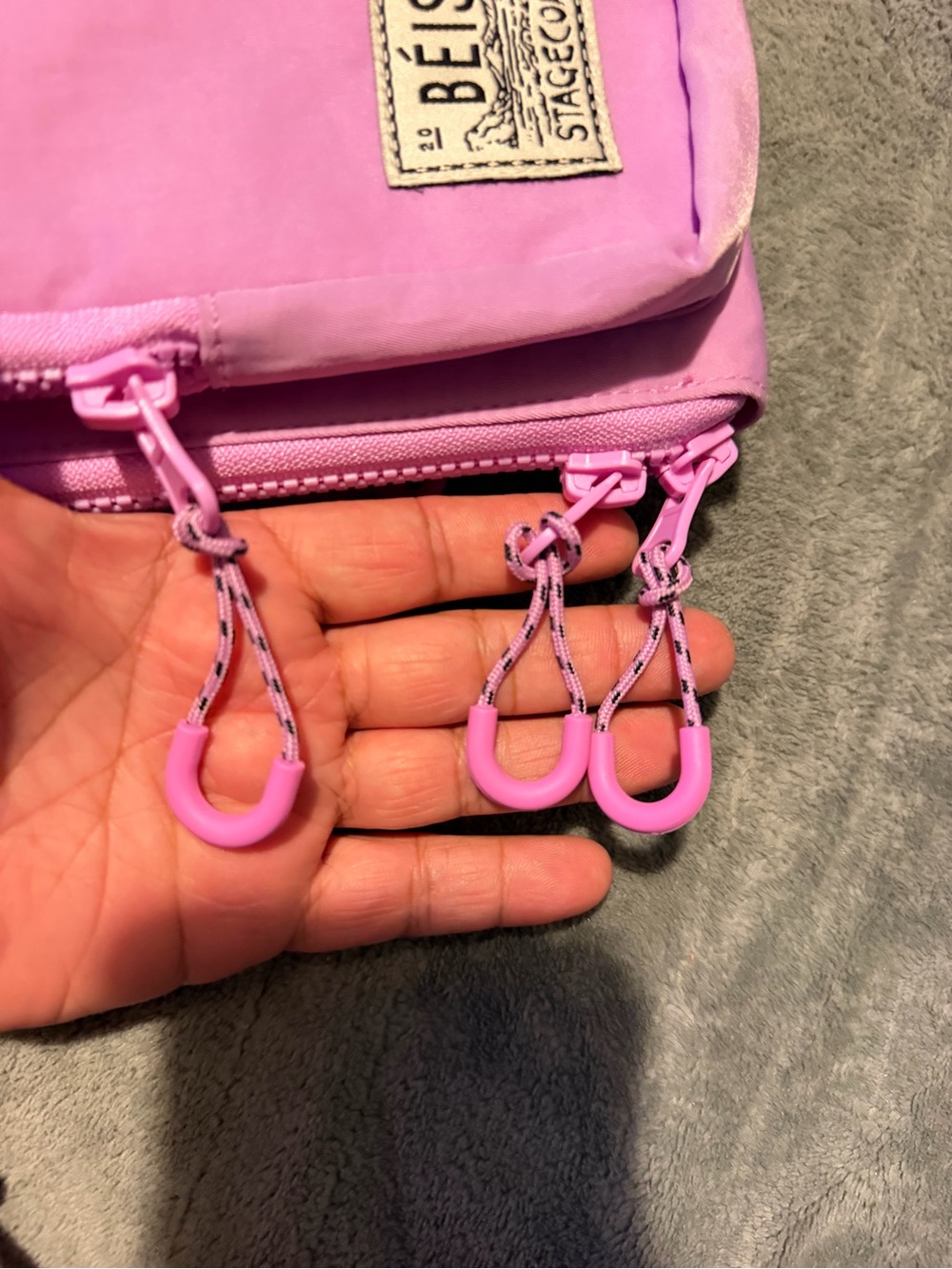 BEIS 2025 Stagecoach Edition Sport Sling Bag Pink Nylon Crossbody - Picture 12 of 16